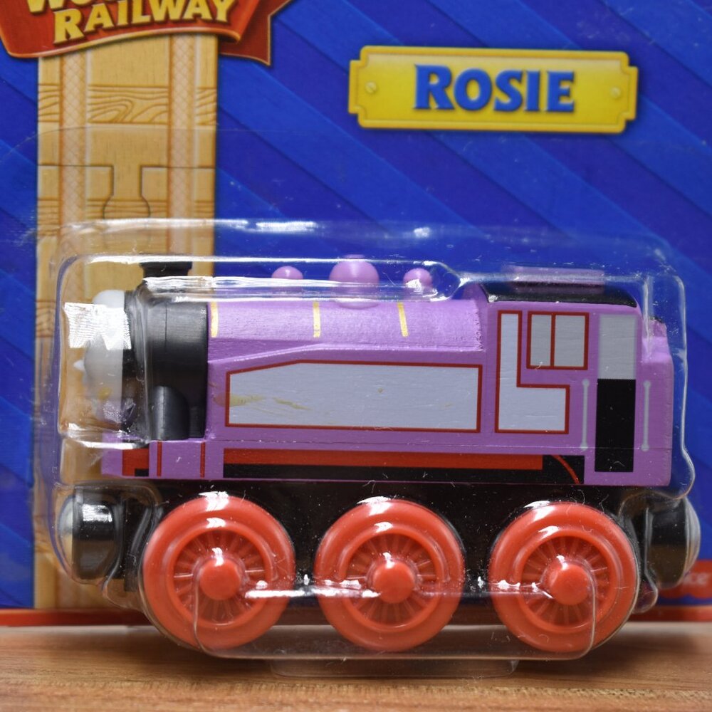 ROSIE Y4398 - Thomas & Friends Wooden Railway Train Engine Fisher Price Sealed - Picture 3 of 6